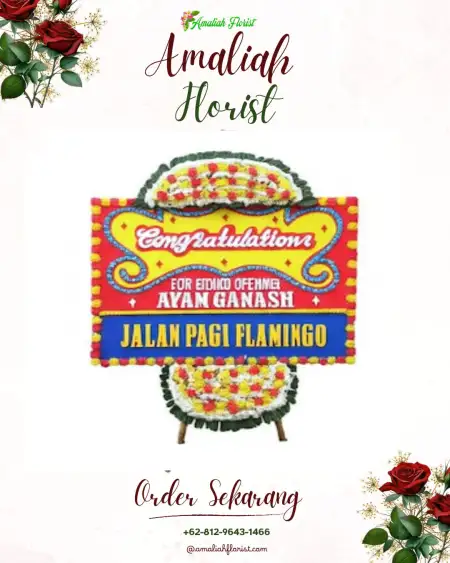 Sewa Papan Bunga Songgom